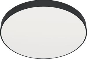 Plafoniera Contemporanea Zubieta A Acciaio Nero Led Integrato 18,8W 2700 6500K