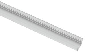 Profilo a U MSA per striscia LED argento 2m