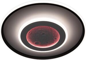 NÄVE Plafoniera LED 1408377, 33W, 1800lm, CCT, bianco/nero, 50cm