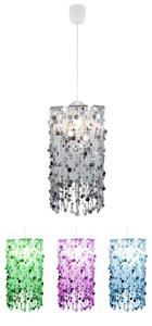 Lampada a sospensione LED RGB, colore argento, con controllo tramite app e voce