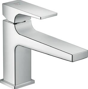 Hansgrohe Mitigeur monocommande de lavabo Metropol 100, CoolStart, béqu'ille, vidage par poussoir, saillie 156mm, 32503000, 32503000