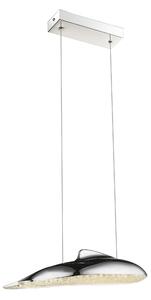 Lampada a sospensione Globo Preston, finitura cromata, 1 LED; codice prodotto: 56131-18H
