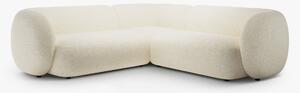Divano angolare Kate in tessuto strutturato – L252 cm