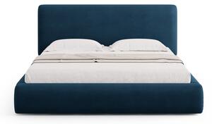Letto contenitore Colonel con testiera in tessuto chenille – 180x200 cm