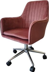 Sedia girevole Ashley Mauve