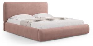 Letto contenitore Colonel con testiera in tessuto chenille – 160x200 cm