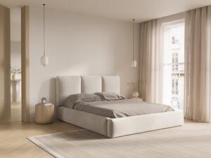 Letto contenitore Nicolas con testiera in velluto – 220x200 cm