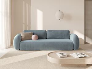 Divano letto Tonale 3 posti con vano contenitore in velluto – L262 cm