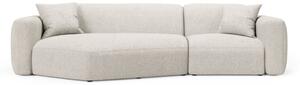 Divano angolare modulare Strino 3 posti in tessuto strutturato – L308x136 cm
