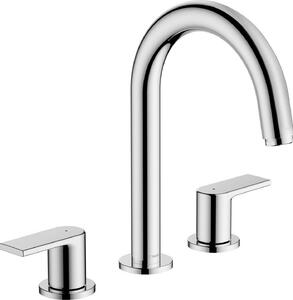 Hansgrohe Vernis Shape Mélangeur de lavabo 3 trous avec vidage à tirette, saillie 166 mm, 71563000, 71563000