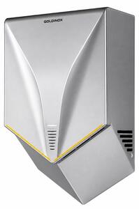 Asciugamani elettrico dal design elegante, dotato di sensore a infrarossi, linea "POWERFUL FUSION" PREMIUM - GOLDINOX