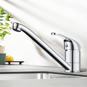 Rubinetto da cucina con un'unica leva, girevole a 360°, in acciaio inossidabile