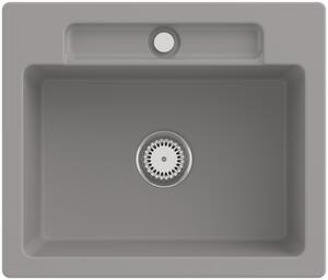 Lavello da cucina Villeroy&Boch, lavello da cucina Siluet 60 S Fossil 600x510mm, larghezza base 60cm