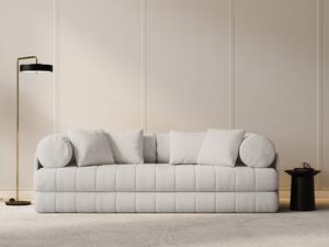 Divano letto Kemi 3 posti in bouclé – L206 cm