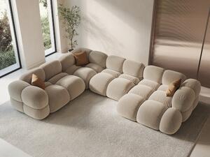 Divano angolare Loretto 5 posti in velluto – L345x250 cm