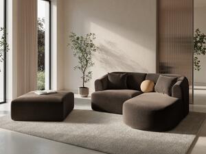 Pouf Campi in velluto – 90x90 cm