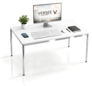 Scrivania / tavolo da conferenza VERSEE VST1 140x60 cm bianco - regolabile in altezza, stabile