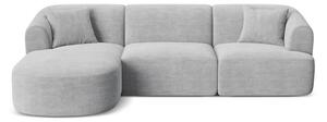 Divano angolare Campi 4 posti in velluto a coste – L256x156 cm