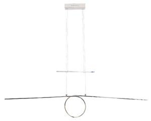Lampada a sospensione Näve LED; colore: argento, 7057059