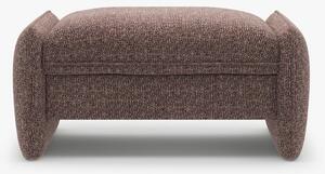 Pouf Georgia in chenille Silencio – 95x70 cm