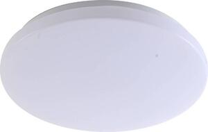 Lindby LED plafoniera per esterni Kirkola, 4000 K, Ø 34 cm, bianco