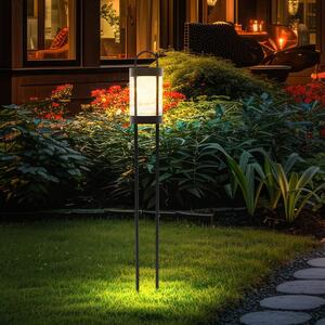 NOWA luce da esterno in metallo nero, LED