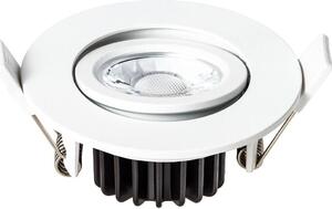 Faretto LED da incasso a soffitto LB22 EDOS piatto orientabile bianco 520lm 3000K 7008115