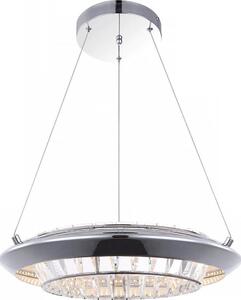 Lampada a sospensione Globo, finitura cromata, 1 LED, modello 15680