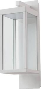Lucande LED lampada da parete per esterni Ferdinand, bianco, metallo, 38 cm