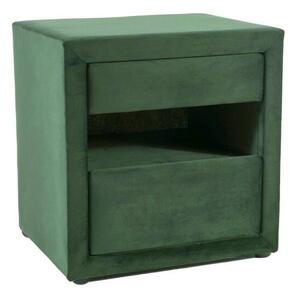 Comodino ET-003 in velluto verde - Blu78