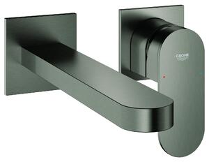 Miscelatore per lavabo Grohe, serie Plus, montaggio a parete, 203 mm, hard graphite, 1 pz