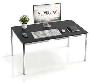 Scrivania / tavolo da conferenza VERSEE VST1 120x70 cm nero - regolabile in altezza, stabile