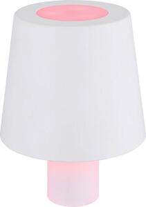 Lampada da tavolo LED RGB, lampada a bottiglia, bianca, touch, H 14 cm