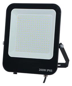 Faro proiettore Led 200W Nero da esterno IP65 Bianco neutro 4000K Lumix Space