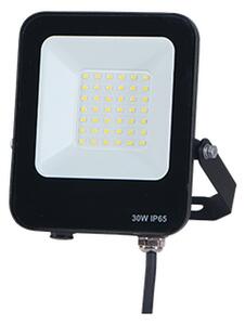 Faro proiettore Led 30W Nero da esterno IP65 Bianco neutro 4000K Lumix Space