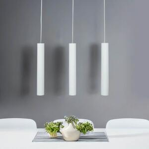 Lampada a sospensione bianca EYE in metallo a 3 luci GU10 moderna lampada a sospensione tavolo da pranzo soggiorno