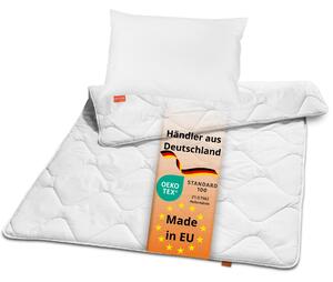Sleepling – Set letto per bambini, cuscino per bambini 40 x 60 cm, piumone 100 x 135 cm, piumone per tutte le stagioni