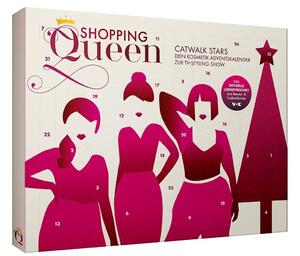 Catwalk Stars-Calendario dell'avvento di bellezza ufficiale di Shopping Queen con 24 sorprese di cosmetici e accessori