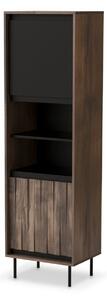 Vetrina Swing W-1 in noce/nero