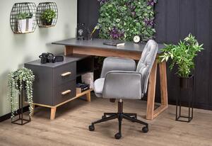 Scrivania Sergio XL antracite/rovere wotan