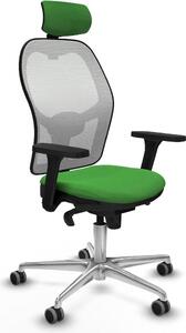 Sedia da ufficio con poggiatesta Piqueras y Crespo 3D086G2 verde