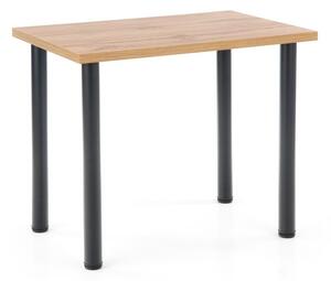 Tavolo Modex 2 in rovere/nero - L90 x L60 x H75