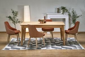Tavolo allungabile Edmondo in legno naturale - L160-240 cm