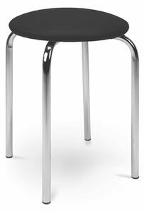 Sedia sgabello Chico nero V04