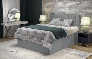 Letto Asento in tessuto grigio - Element 23 160×200 cm