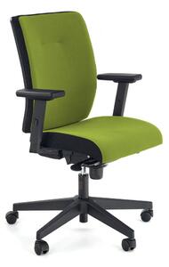 Sedia da ufficio Pop in nero/verde - H108 cm