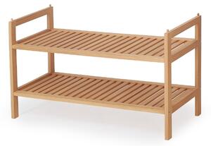 Scarpiera ST9 in legno naturale - L69 cm