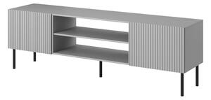 Mobile TV Asensio RTV-1 in grigio chiaro/nero - L180 cm