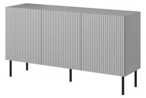 Credenza Asensio KM-1 in grigio chiaro/nero - L150 cm