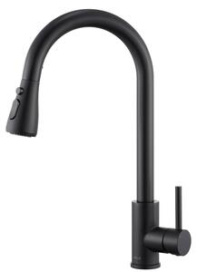 Rubinetto da cucina con doccetta girevole a 360°